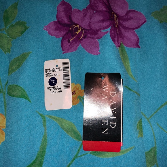 Vintage David warren floral dress - Picture 7 of 7